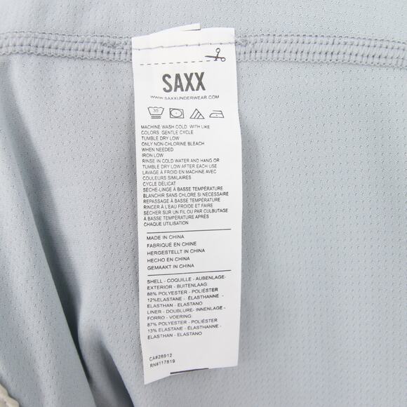 SAXX Betawave Swim Trunks Multicolor Striped Board Shorts Quick Dry Size 38 NWT - Picture 14 of 15